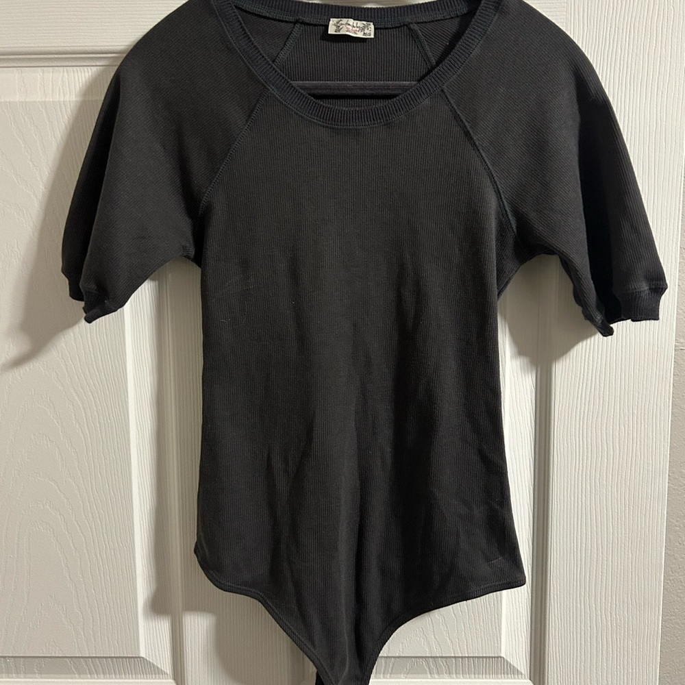 Free people intimately Ribbed Crewneck bodysuit